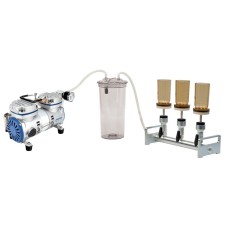 Stainless Steel Multi-Position Filtration System Ultimate Vacuum(mbar):150 Model:BioVac320A  Wiggens Germany